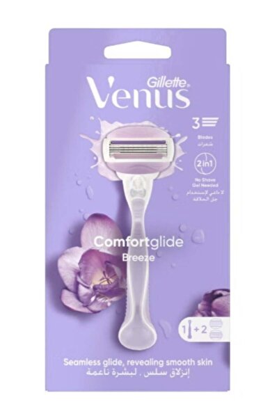 Gillette VENUS BREEZE COMFORT GLIDE RAZOR WITH 2 REFILL