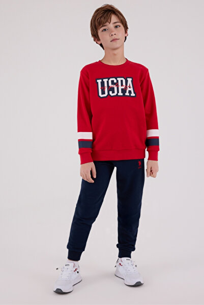 U.S. Polo Assn. Boy's Tracksuit Set – Uspa Printed Sports Model