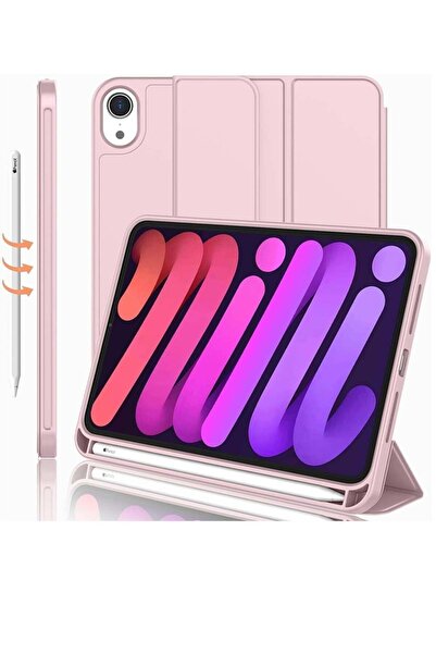 Generic SmartGrist NEW Smart Case with Pencil Holder for iPad Mini 7 – Trifold Stand, Soft TPU Back, Auto