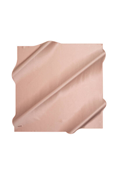 Aker İpek Krep Saten Düz Renk İpek Eşarp