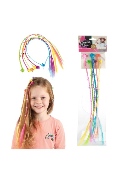 Toi-Toys Suvite pentru fetite cu clema, inimioara, 6 buc/set -