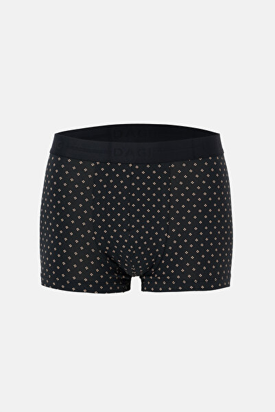 Dagi Gri Desenli Micro Modal Boxer