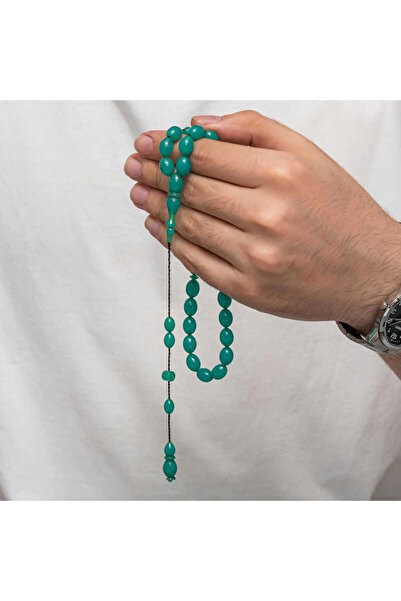 tienda fiesta Pressed Amber Prayer Beads