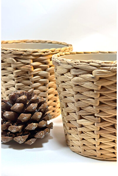 Le Bitki Atölyesi Su Sümbülü Rattan Saksı 2’li Set - Doğal Zarafetin En Sıcak...