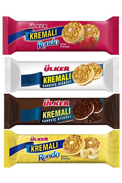 Ülker KREMALI BİSKÜVİ KARMA PAKET 8Lİ