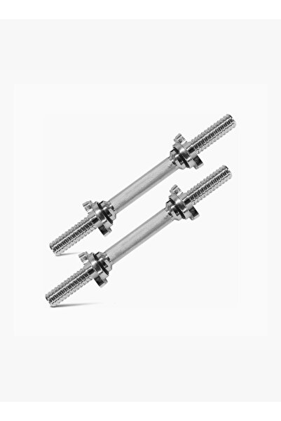 KANGAROO Pair of Adjustable Chrome Plated Kangaroo Dumbbell Bars with Locking Collars