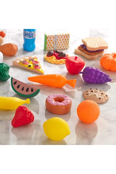 KIDKRAFT 30Pc Pretend Play Food Set Playset