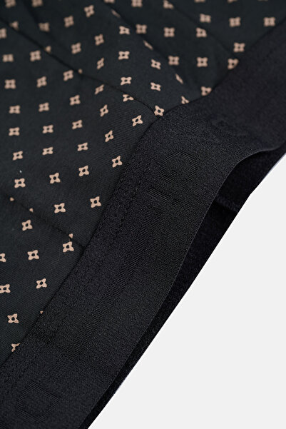 Dagi Gri Desenli Micro Modal Boxer