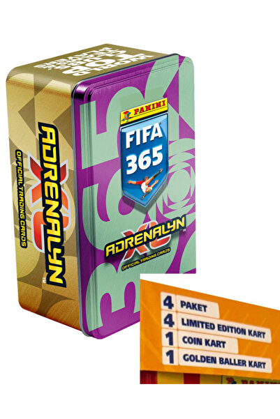 Next Plus Lisanslı 2026 Fifa 365 Trading Cards Özel Teneke Kutu Futbolcu Kart...