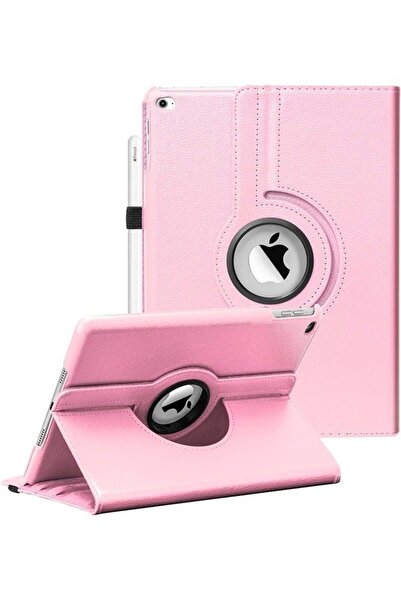 Generic SmartGrist "Pink 360-Degree Rotating iPad Case with Auto Sleep/Wake for iPad 9.7” (2017/2018), iPa