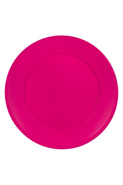 Vervo.ro pentru minți curioase Set of 6 plastic fruit plates, fuchsia, diameter 20 cm