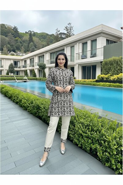 dilber fashion Women's Hajj and Umrah Clothing Hijab Double Set