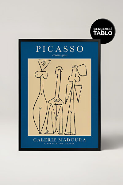 House Gorgeous Picasso Ceramiques Poznati Slikari Uramljena Slika