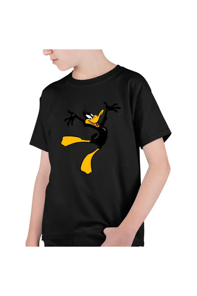 OEM Tricou Copii Baieti Daffy Duck Ratoi Negru