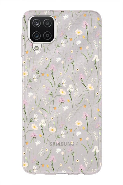 Elorakılıf Samsung Galaxy A22 / M22 / M32 Uyumlu Baskılı Yumuşak Silikon Şeff...