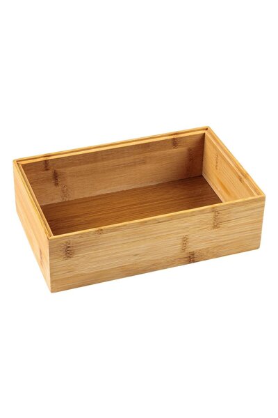 OEM Bamboo Organization Box Open 23x15x7cm