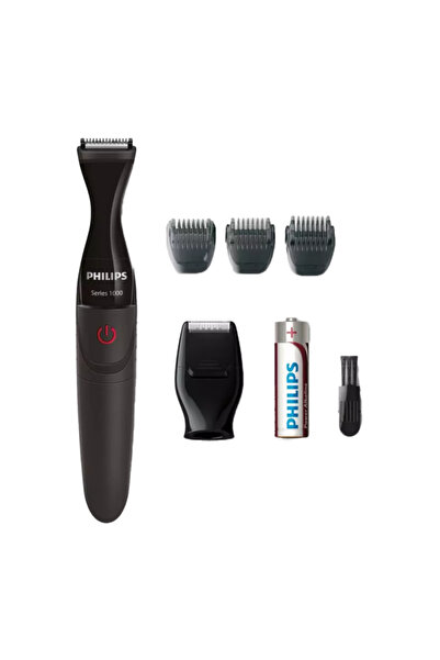 Philips ماكينة تشذيب اللحية من فيليبس، سلسلة 1000، موديل MG1100/16 - أسود