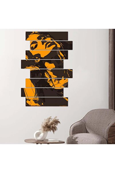 Generic Wall panel of a woman - 24538 - divided into eight pieces