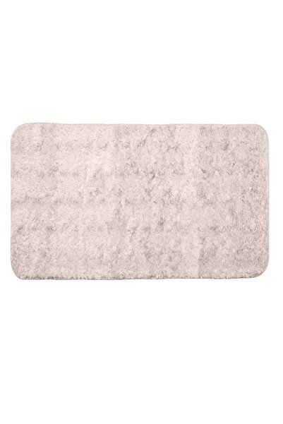 OEM Covoras Decorativ din Imitatie de Blana Bej Ecru 130x90cm