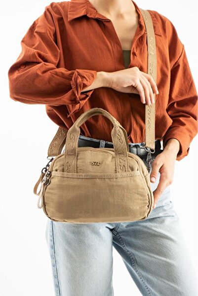 Baginn حقيبة كتف نسائية حقيبة ساعي بريد بحزام متقاطع 20*27 سم قماش خفيف الوزن...