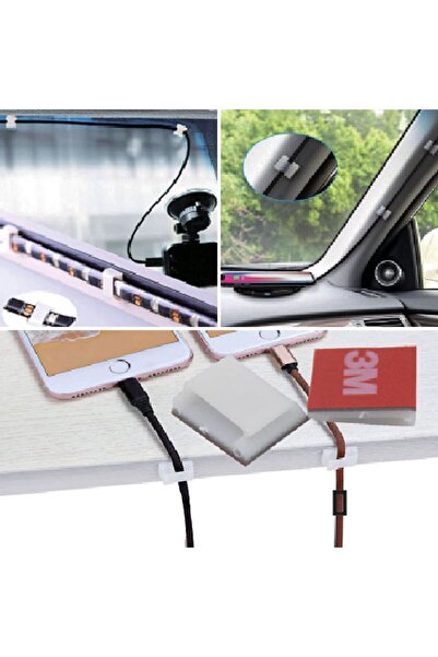 OEM Self-Adhesive Clips for LED Strip - 10 pcs