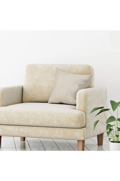 OEM Ecru Chenille Decorative Pillowcase 40x40cm