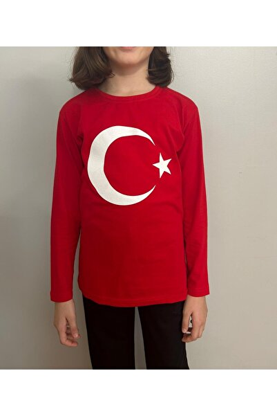 Markasız ucuz تي شيرت العلم التركي