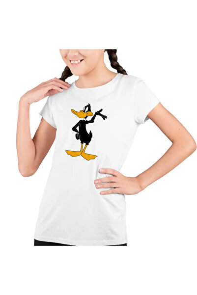 OEM Tricou Copii Fete Ratoiul Negru Daffy Duck