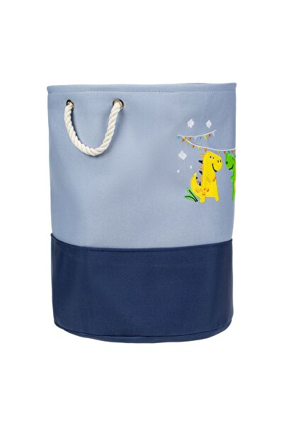 OEM Cos de Rufe Albastru Ciel Dinozauri pentru Copii Ø40x50cm