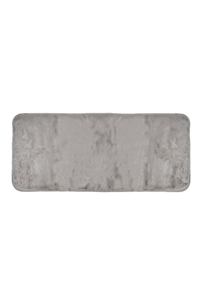 OEM Rabbit Taupe Faux Fur Decorative Winter Rug 140x60cm