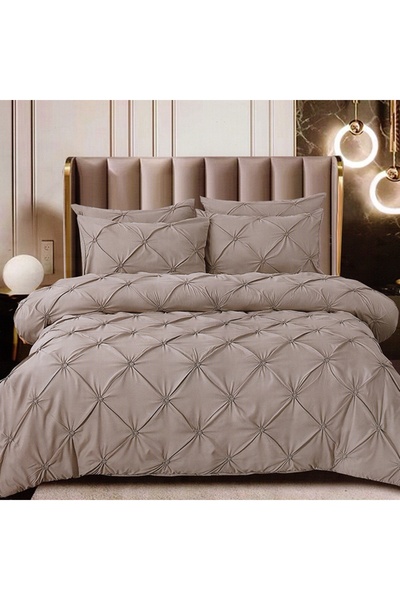 OEM Lenjerie Plise Gri deschis 6 Piese (Finet)