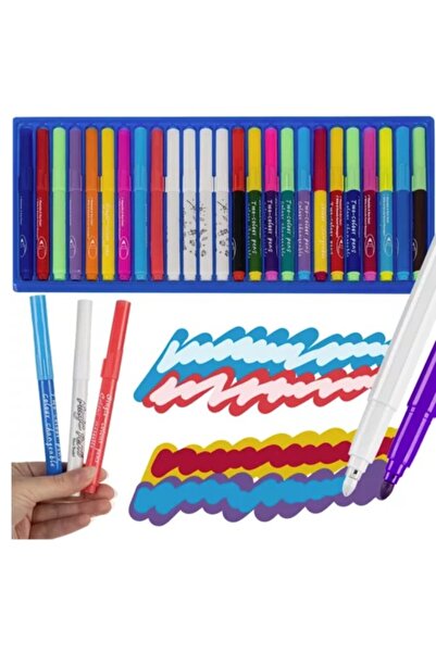 zola Set of 25 Magic caryatids, erase or change colour, conical tip, multicoloured