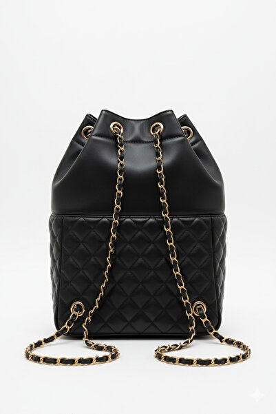 Emin Adım Backpack Gold Chain Bag