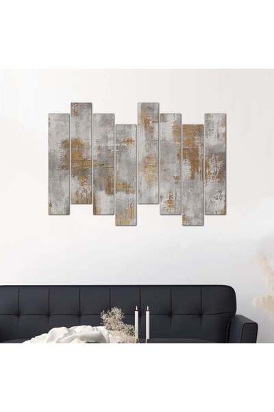 Generic لوحه جداريه مودرن فن تجريدي - ٢٤٥١٩ - مقسمه ثمانية قطع