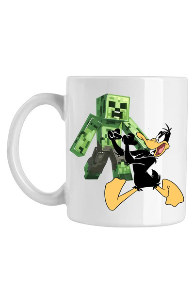 OEM Daffy Duck Minecraft Creeper mug