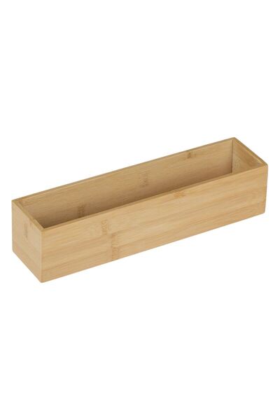 OEM Bamboo Organization Box Open 30.5x7.5x7cm