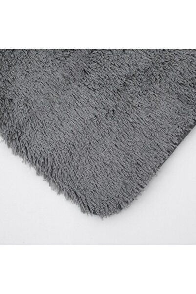 OEM Decorative Faux Fur Shaggy Rug Grey for Hallway 160x60cm