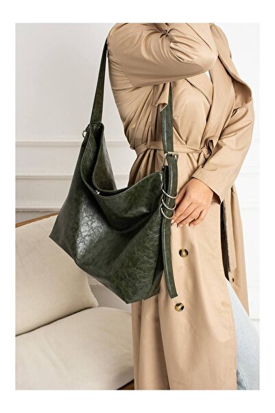 Marvelis حقيبة كتف نسائية من جين بحزام قابل للتعديل