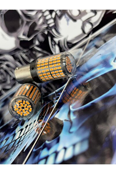 AUTO ELİTE OTO AYDINLATMA SİNYAL PARK 144 LEDLİ ULTRA TURUNCU TEK DUY AMPULÜ ...