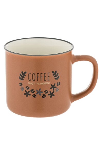 OEM New Bone Matte Brick Coffee Cup and Saucer Set 280ml