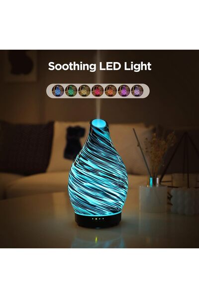 Generic Premium Oil Diffuser | Large Room Ceramic Decor, Ultrasonic, Quiet, Auto Shut-Off