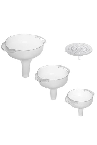 OEM Set Palnii din Plastic Frosty de 3 Marimi & Strecuratoare - 4buc