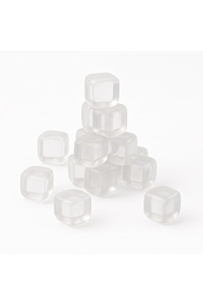 OEM Reusable Ice Cube Set with Cube Pattern - 18pcs