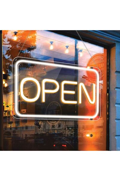 OEM Lampa cu LED Neon "Open" 41x23.5cm