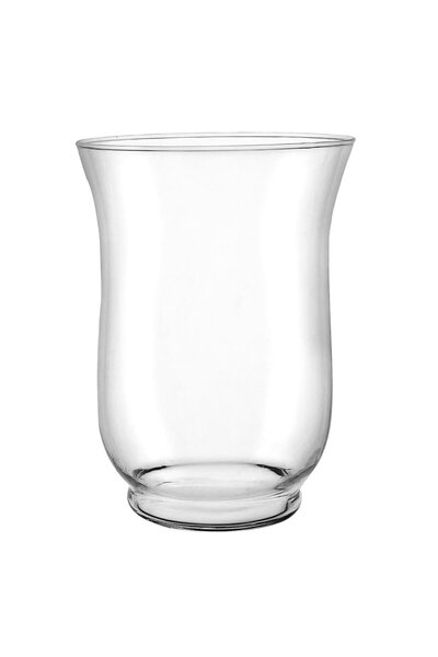 OEM Vaza Decorativa din Sticla Transparenta Clopot Belly Ø13.5x20cm