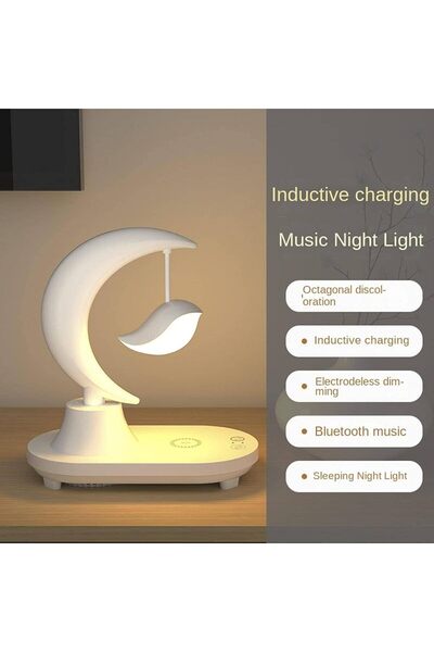 Generic In Creative Design | Wireless Charger, Bluetooth Speaker, LED Bedside Night Light