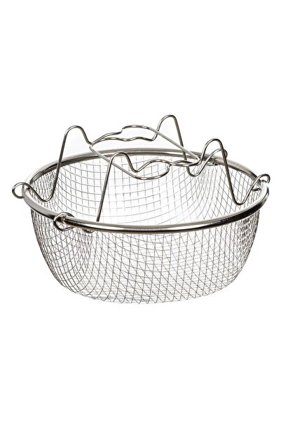 OEM Cos din Inox pentru Prajit Cartofi Ø20x9cm