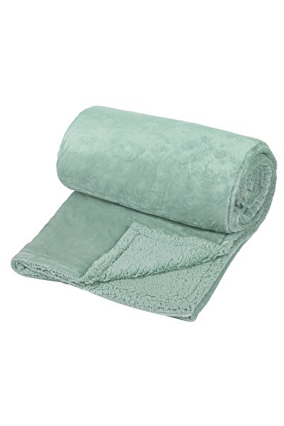 OEM Velvet Double Blanket Mint Green 220x200cm