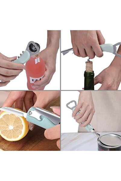 OEM 4 in 1 Metal Bottle Opener 13cm