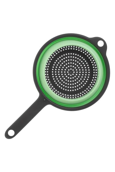 OEM Mint Green Grey Foldable Colander with Handle Ø19cm